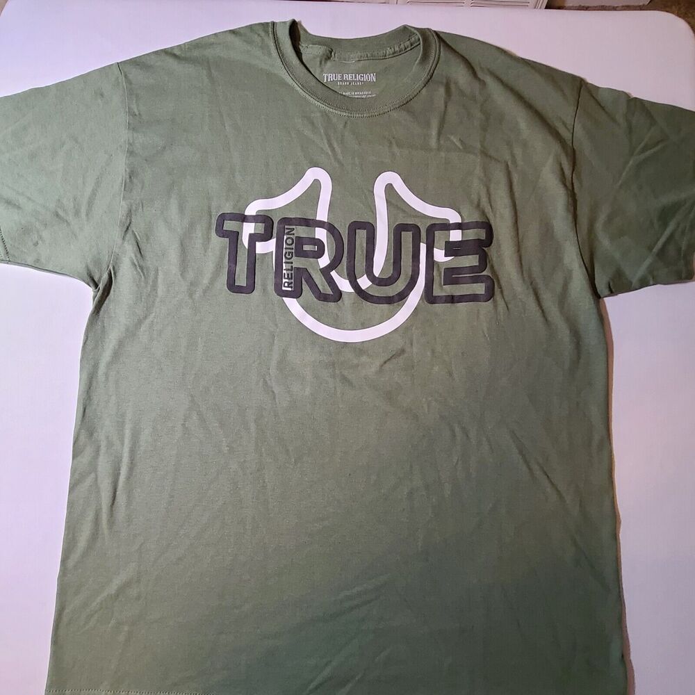 True Religion Green T-Shirt Size XL NWOT